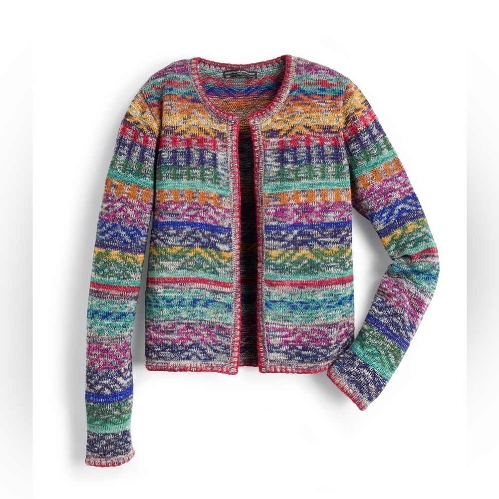 Peruvian Connection Women's Morningside Cardigan Size Small Pima Cotton